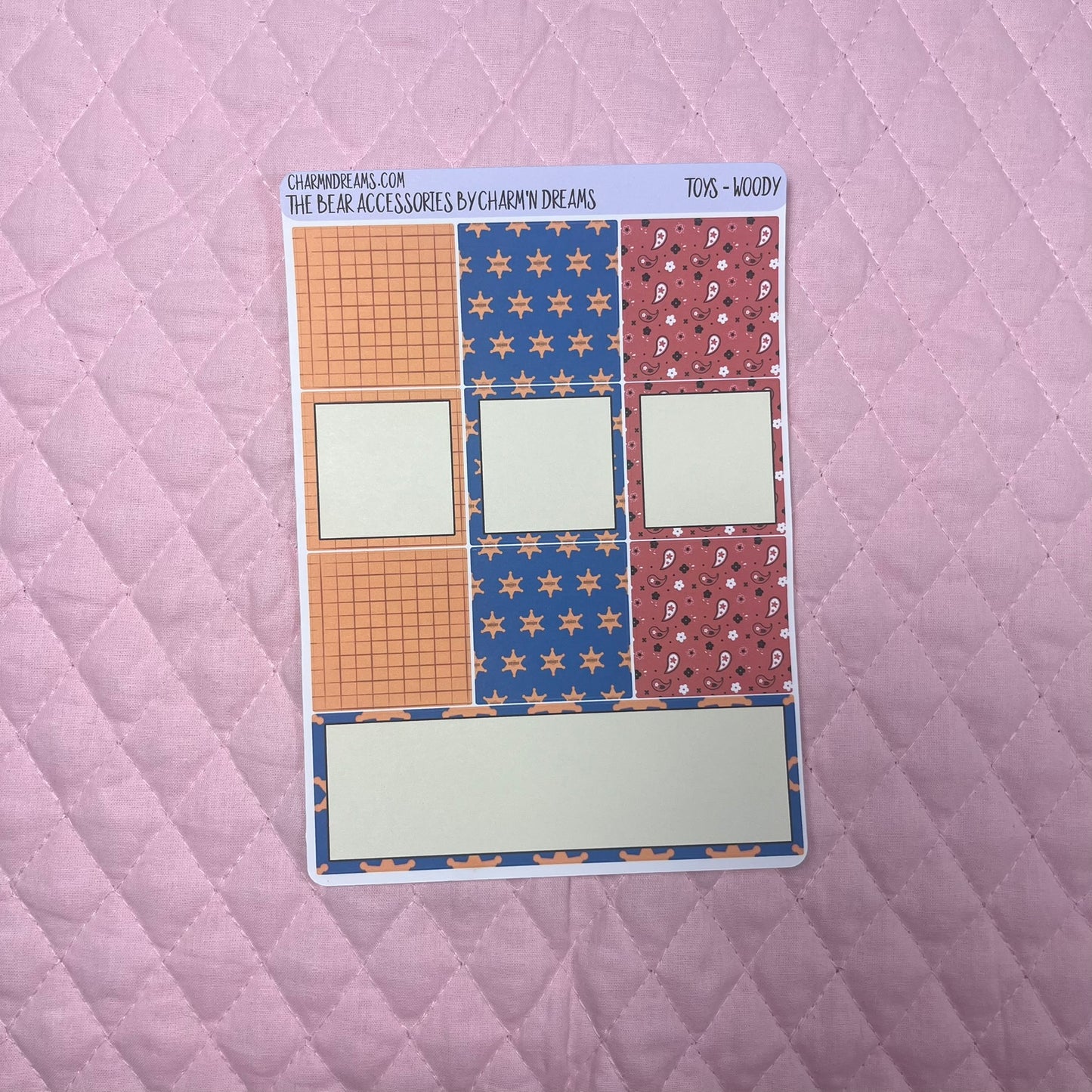 Toys Woody Planner Sticker Kit