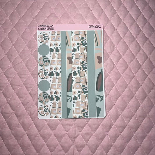 Green Books Planner Sticker Kit