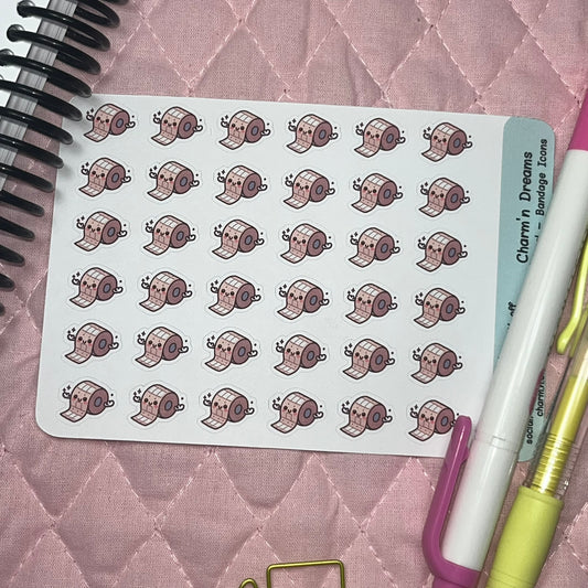 Medical Bandage Icon Planner Stickers