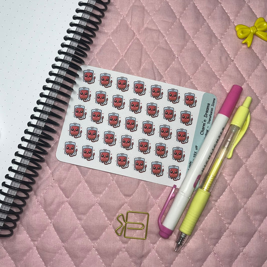 Medical Transfusion Icon Planner Stickers