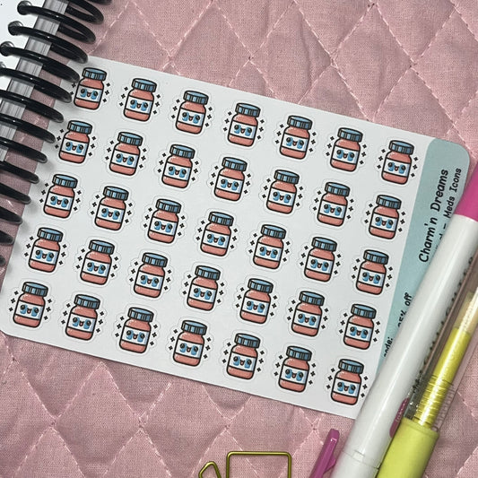 Medical Medications/ Meds Icon Planner Stickers