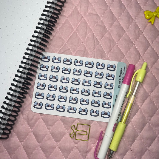 Beauty Hair Tie Icon Planner Stickers
