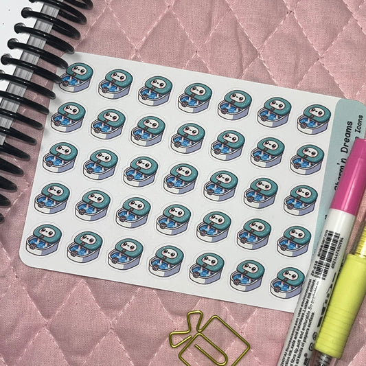 Beauty Pedicure Icon Planner Stickers
