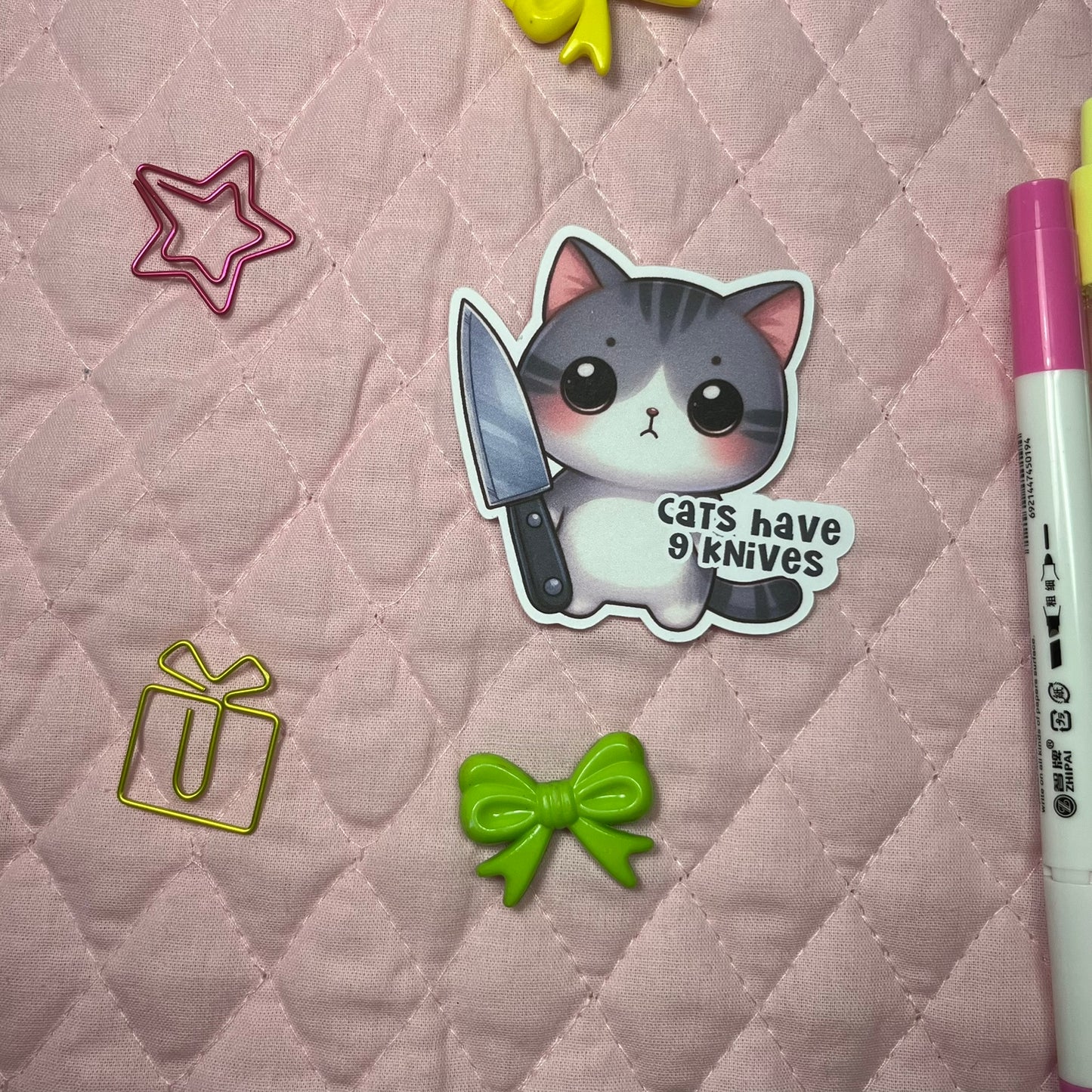 Get Stabby Weatherproof Stickers