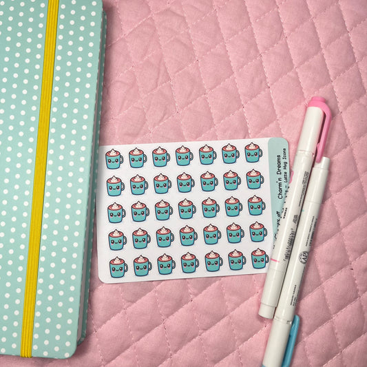 Drinks Hot Chocolate Icon Planner Stickers