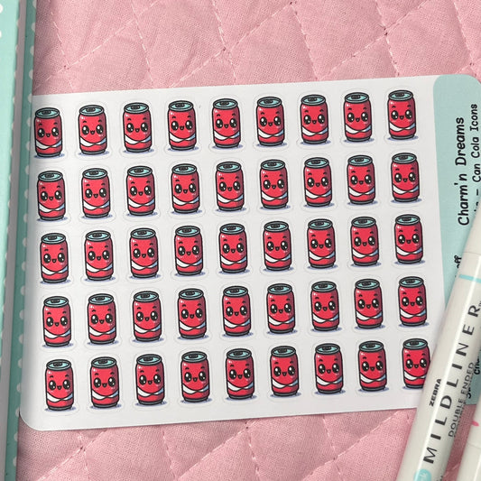 Drinks Cola Can Icon Planner Stickers