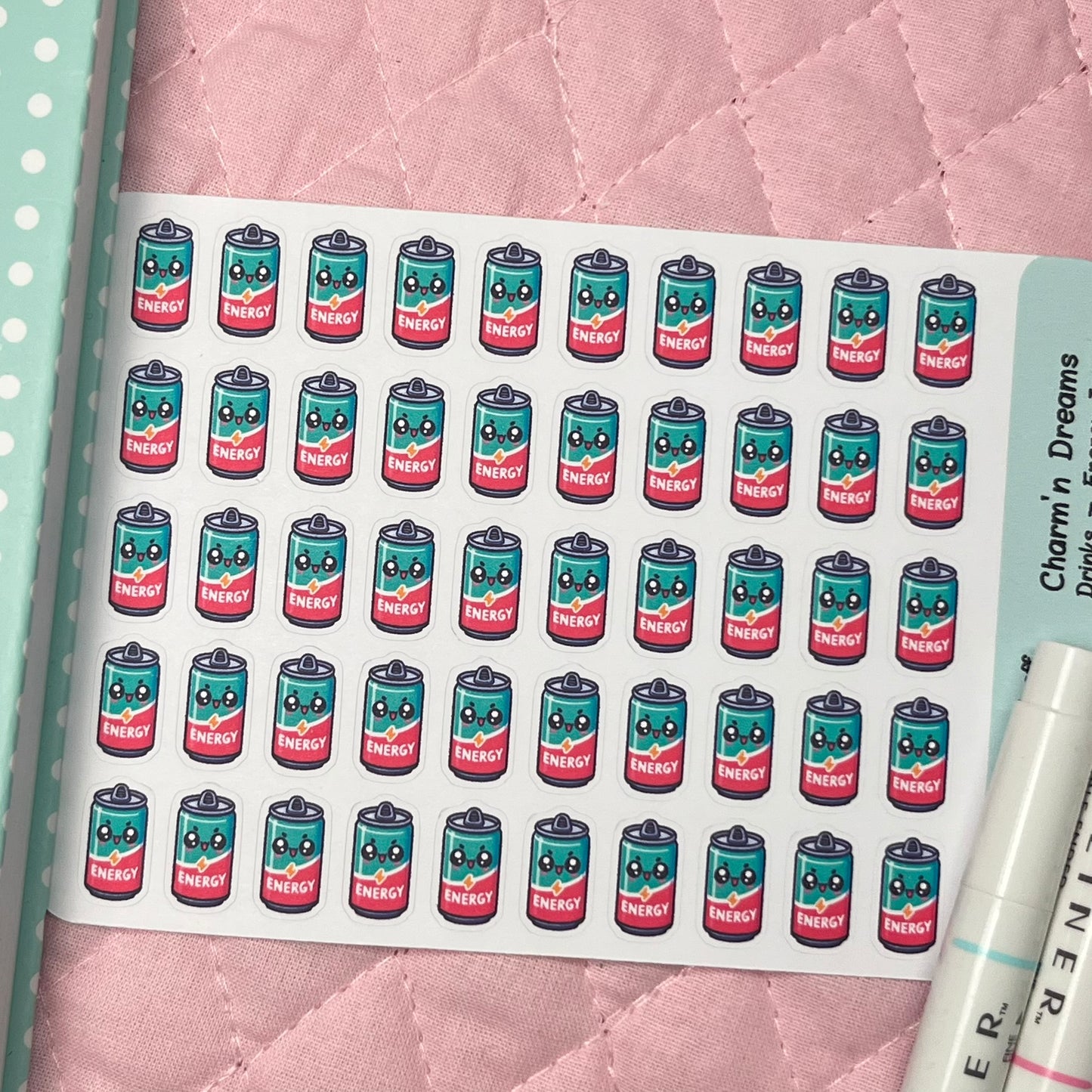 Drinks Energy  Icon Planner Stickers