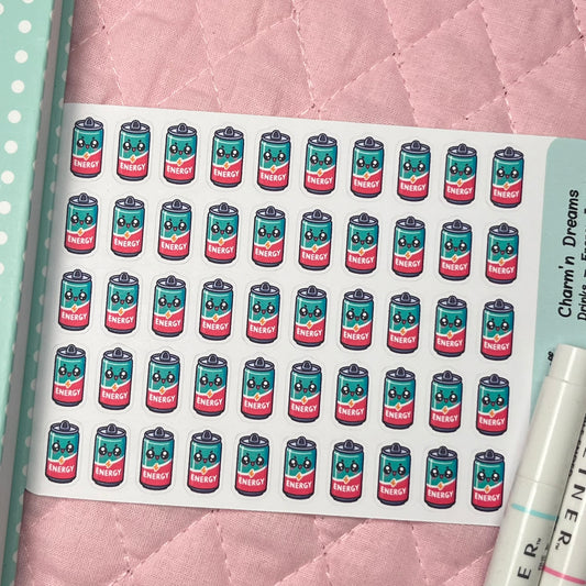 Drinks Energy  Icon Planner Stickers