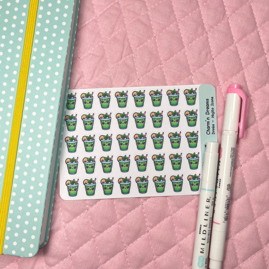 Drinks Mojito Icon Planner Stickers