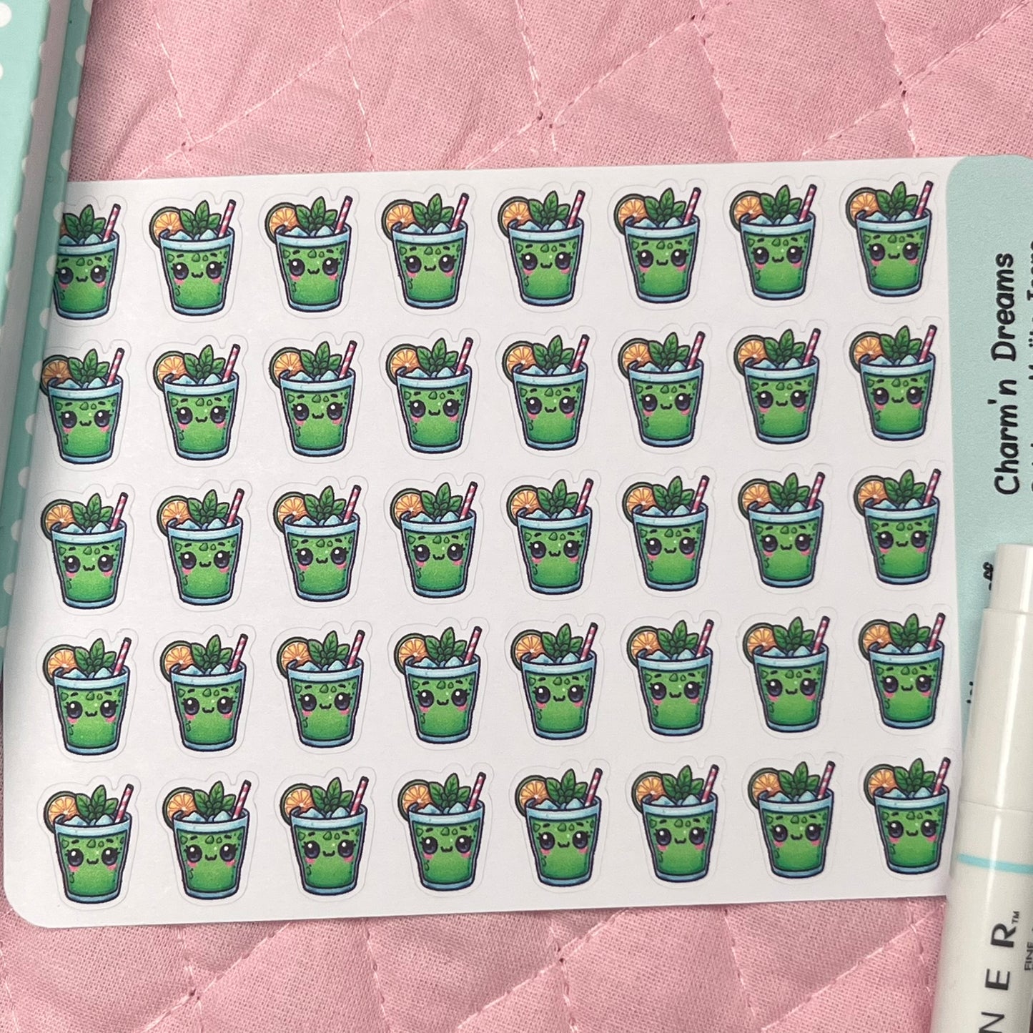 Drinks Mojito Icon Planner Stickers