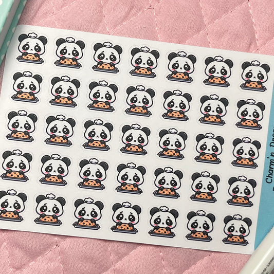 Panda Bake Icon Planner Stickers