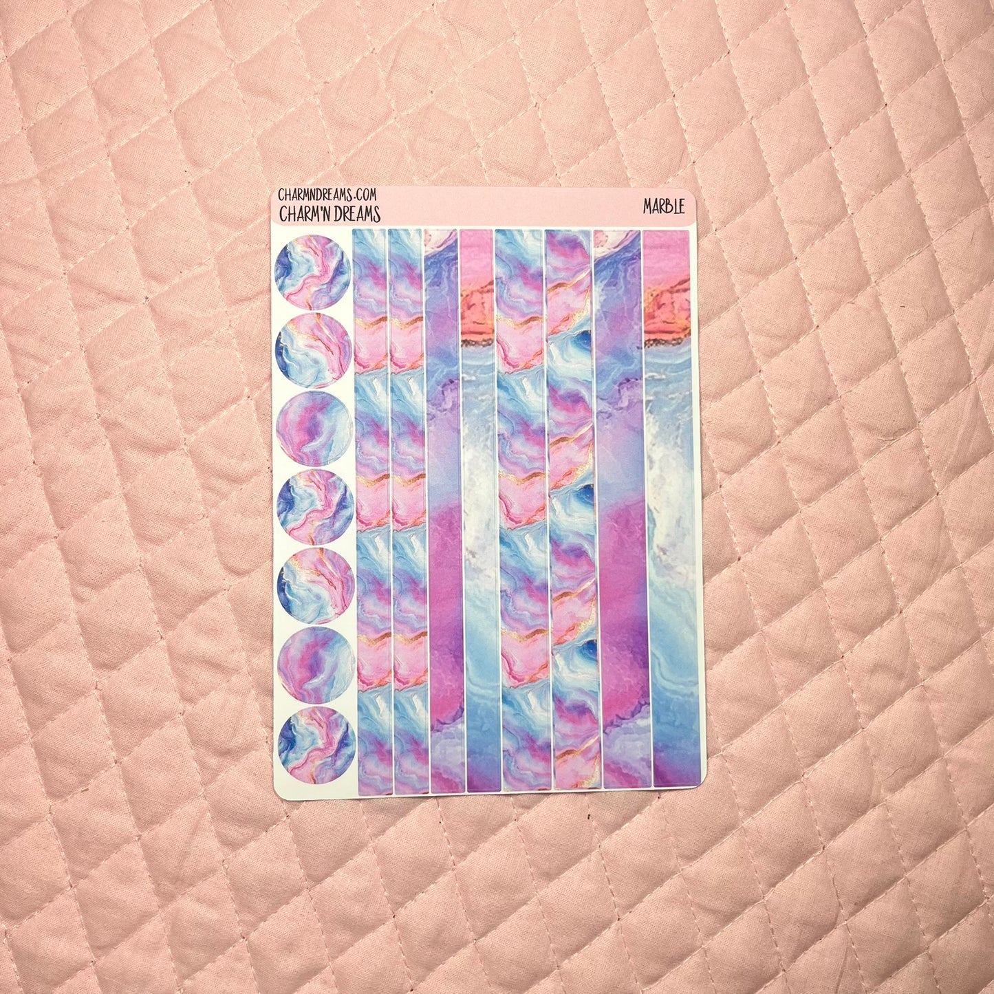 Marble Planner Sticker Kit