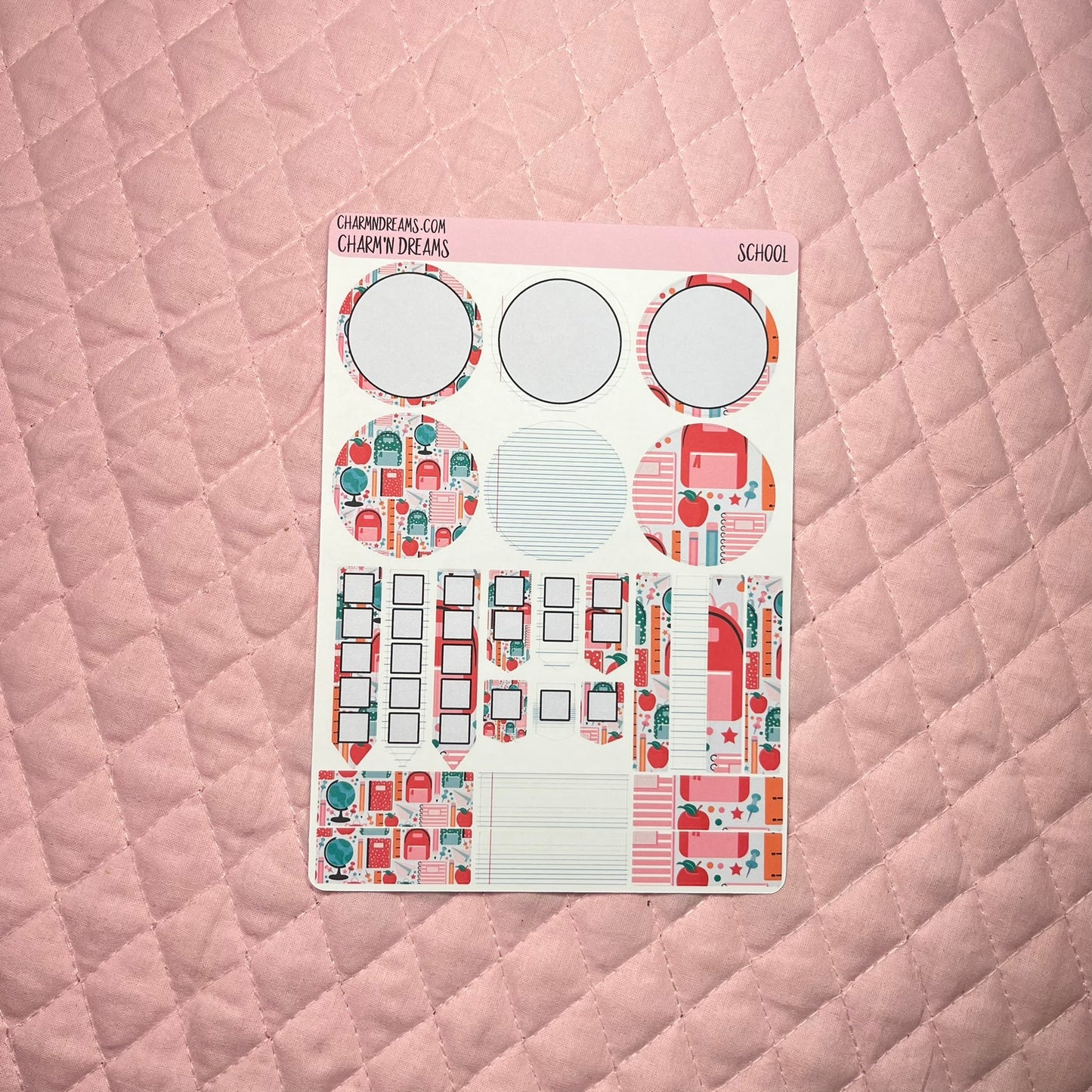 School Planner Sticker Kit