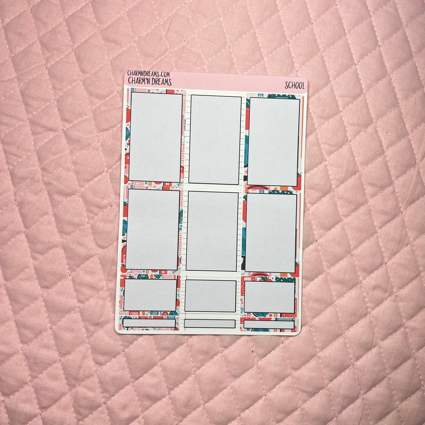 School Planner Sticker Kit