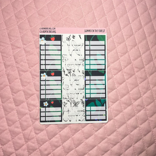 Summer in the Forest Planner Sticker Kit