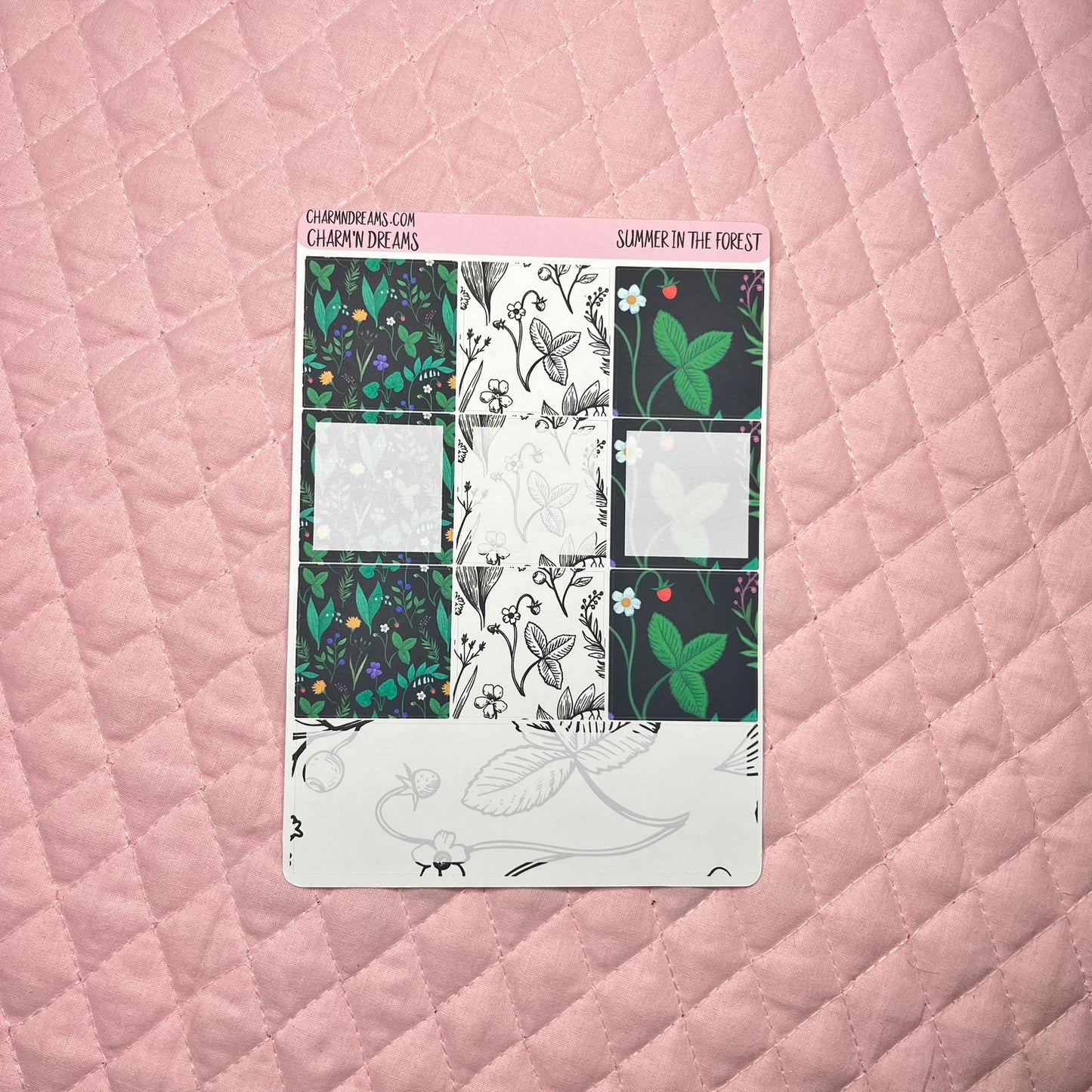Summer in the Forest Planner Sticker Kit