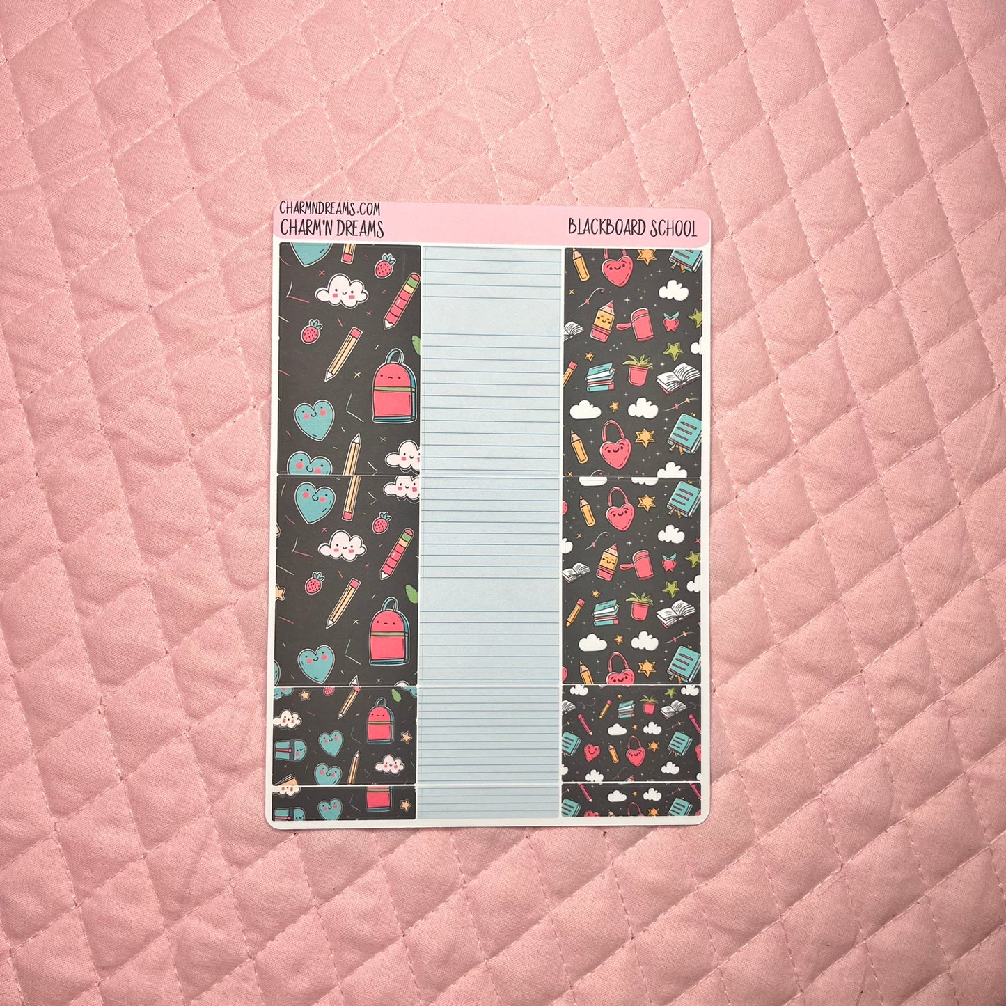 Blackboard School Planner Sticker Kit
