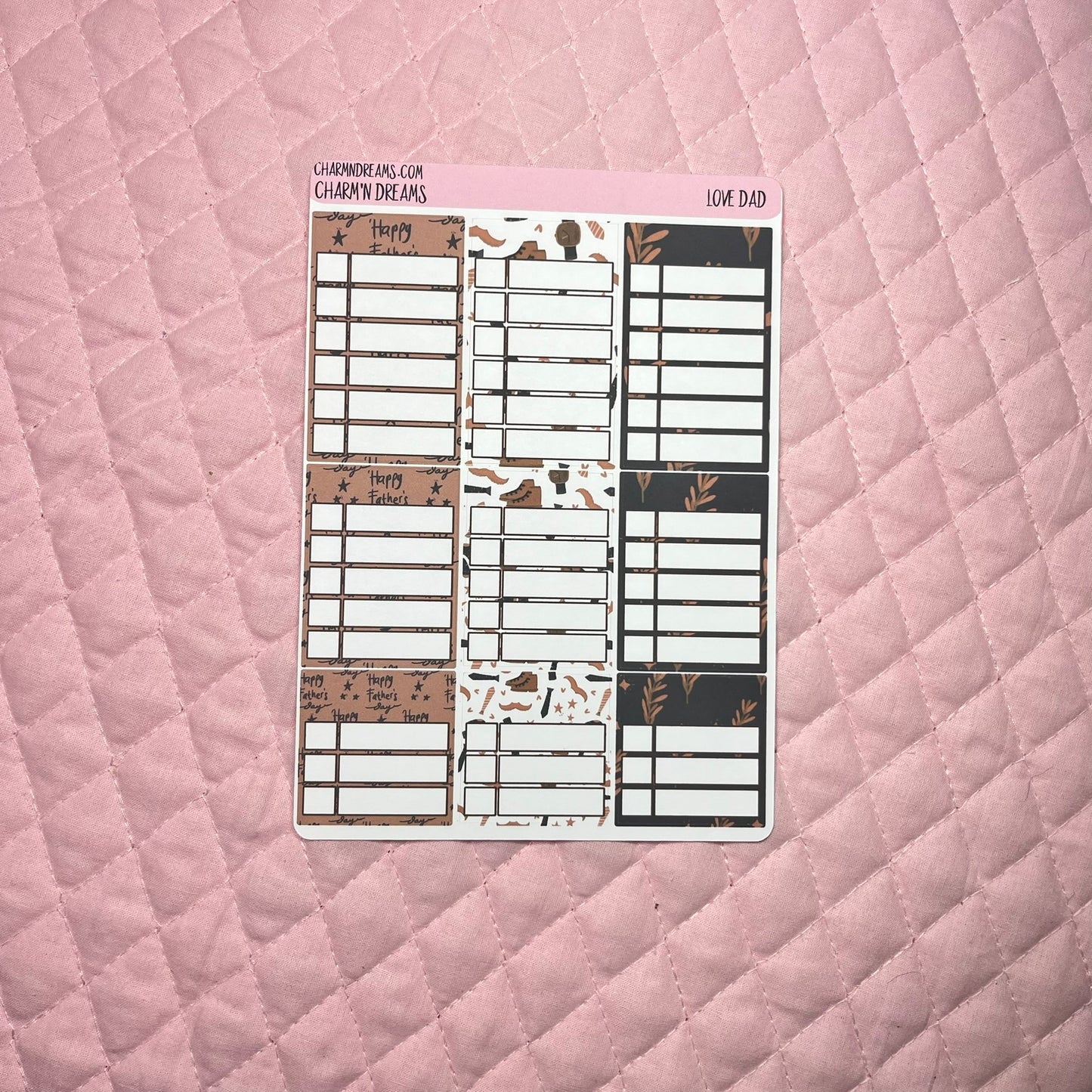 Father's Day Planner Sticker Kit