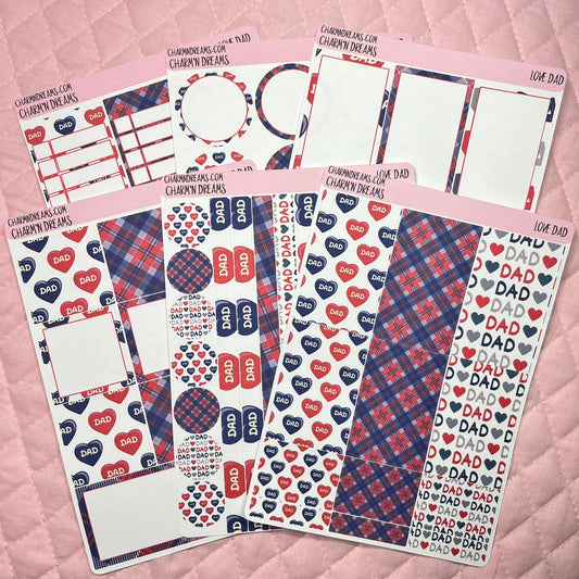 Love Dad Planner Sticker Kit