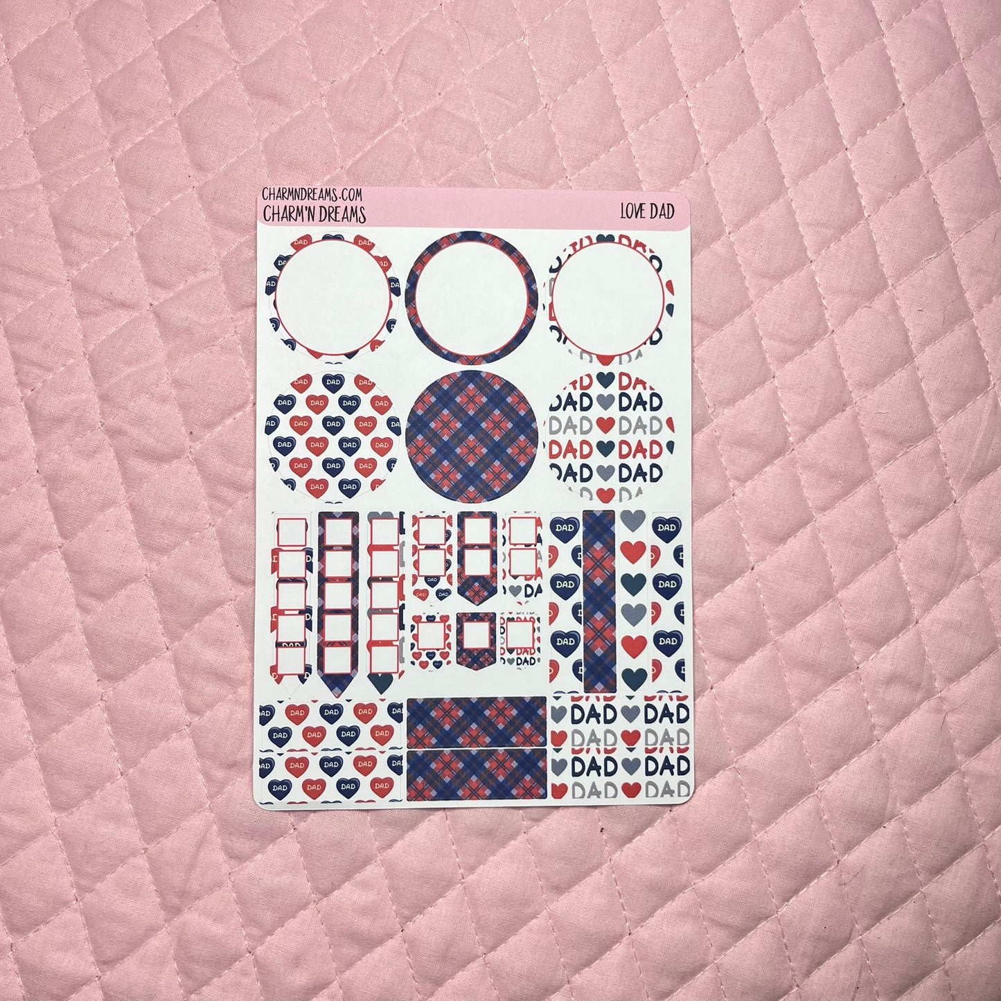 Love Dad Planner Sticker Kit