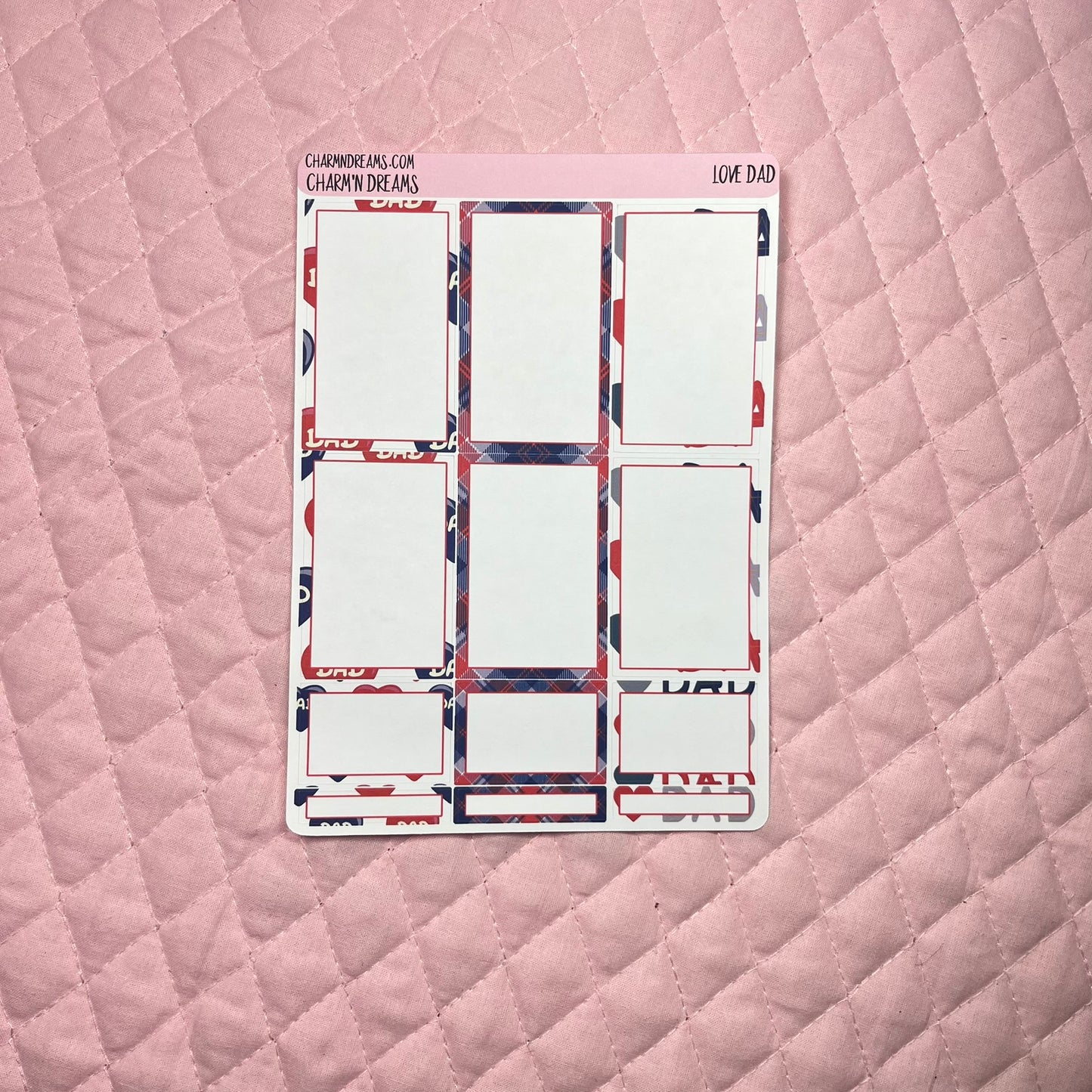 Love Dad Planner Sticker Kit