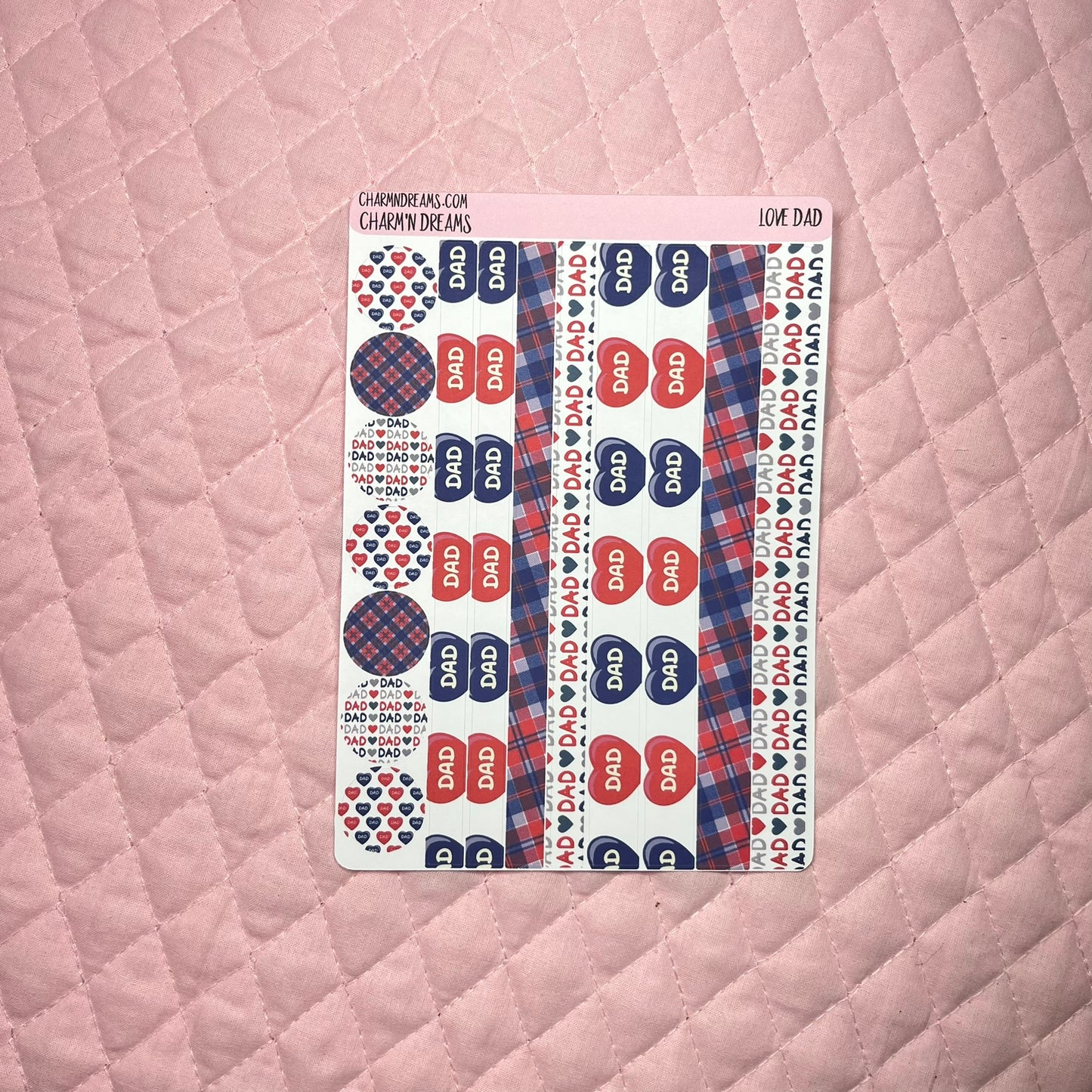 Love Dad Planner Sticker Kit