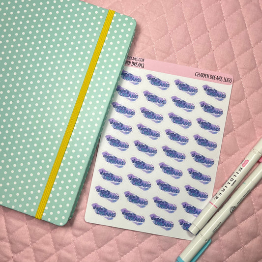 Charm'n Dreams Logo Stickers