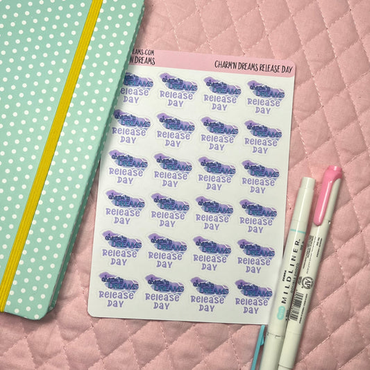 Charm'n Dreams Realease Day Stickers
