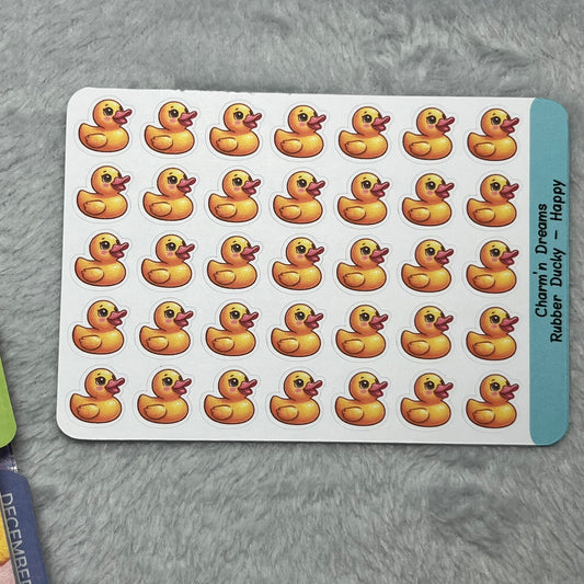 Rubber Ducky Icon Planner Stickers