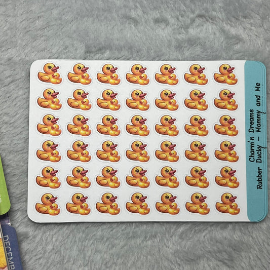 Rubber Ducky Mommy and Me Icon Planner Stickers