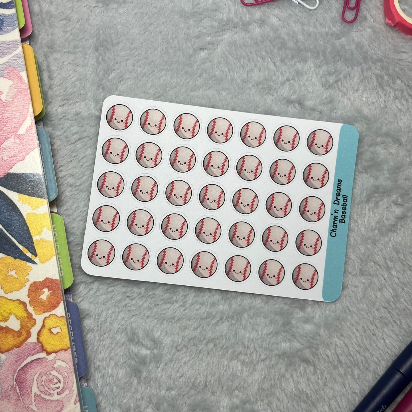 Sports Baseball Icon Planner Stickers