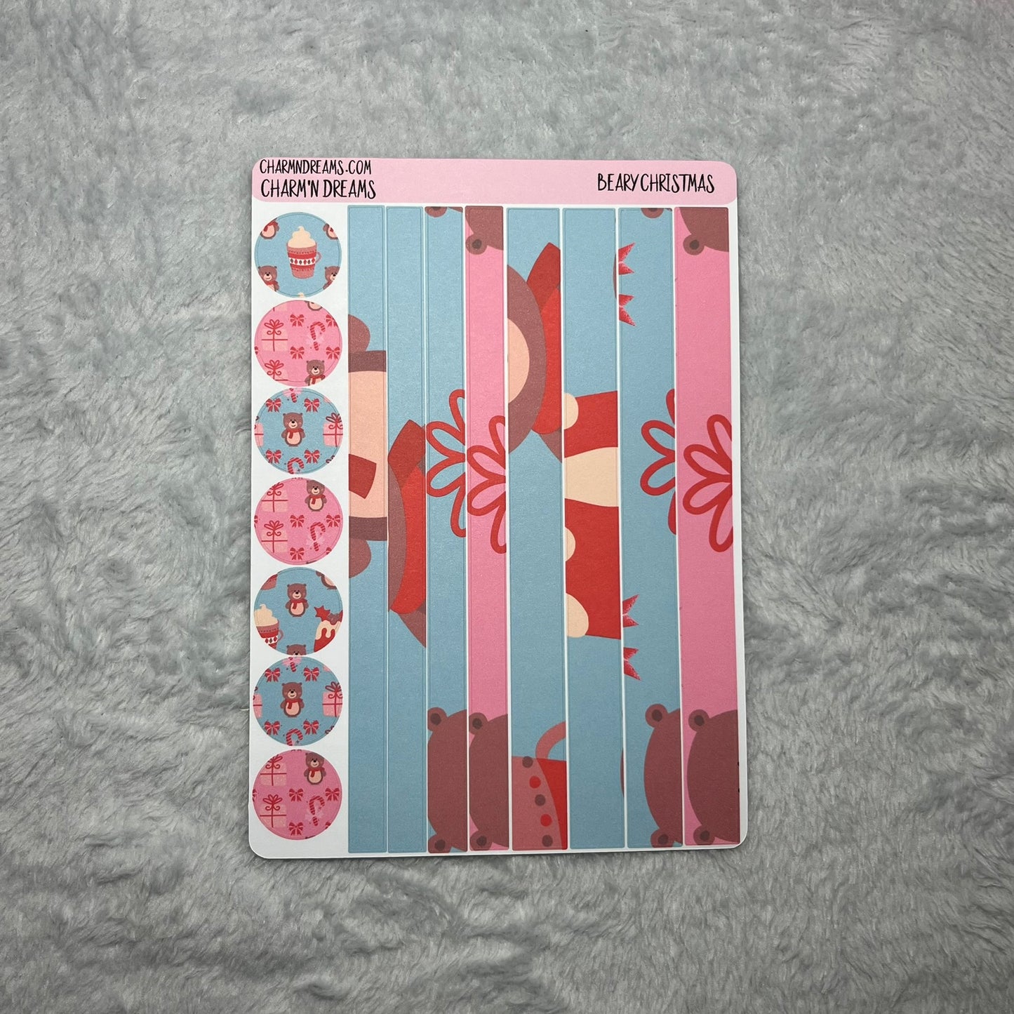 Beary Christmas Planner Sticker Kit