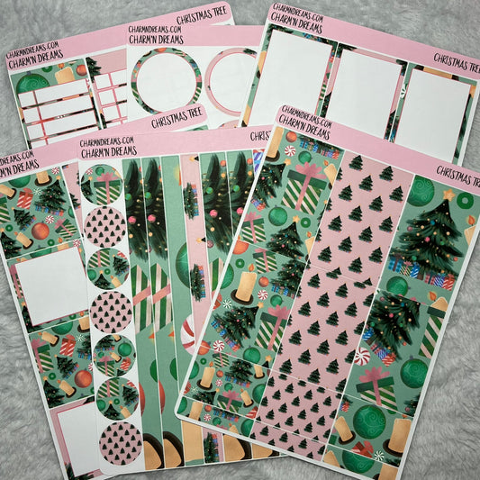 Christmas Tree Planner Sticker Kit