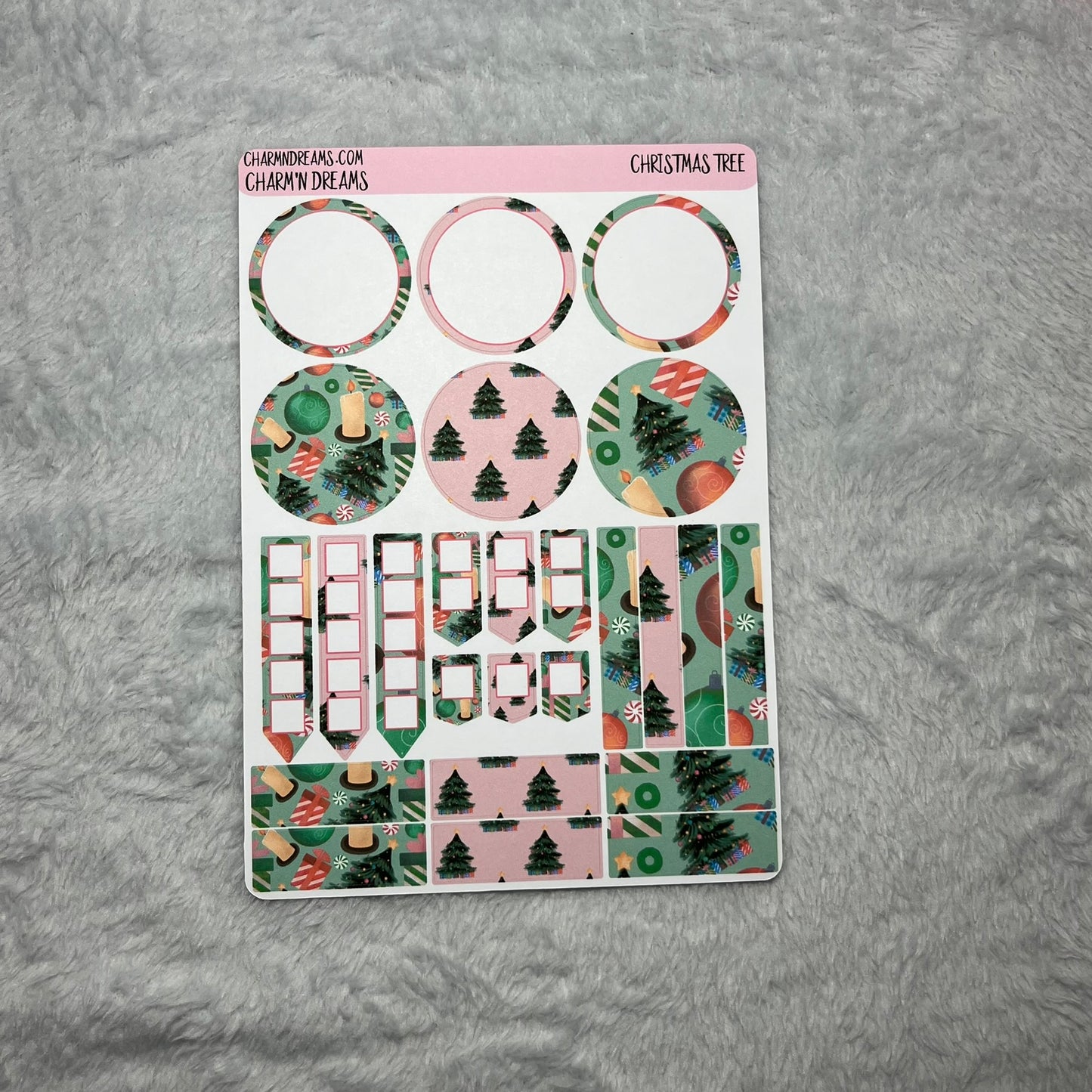 Christmas Tree Planner Sticker Kit