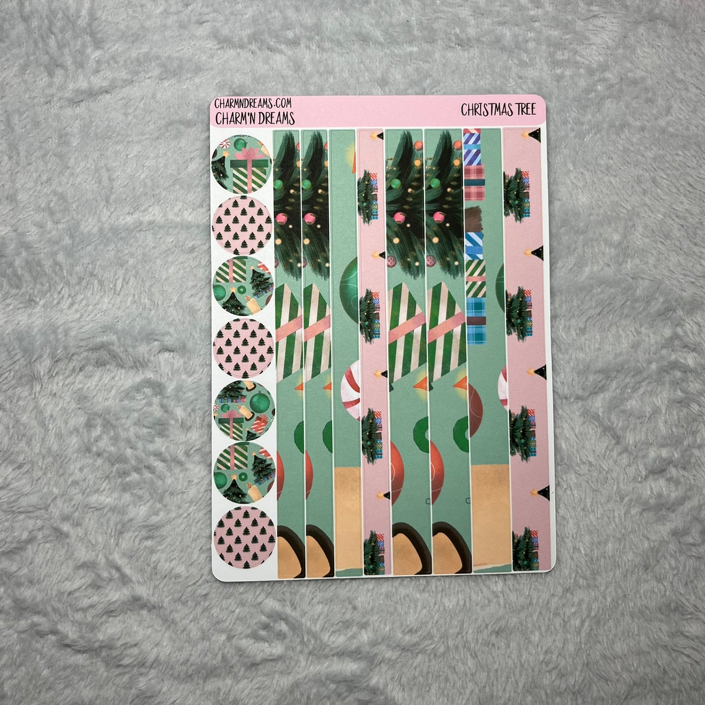 Christmas Tree Planner Sticker Kit