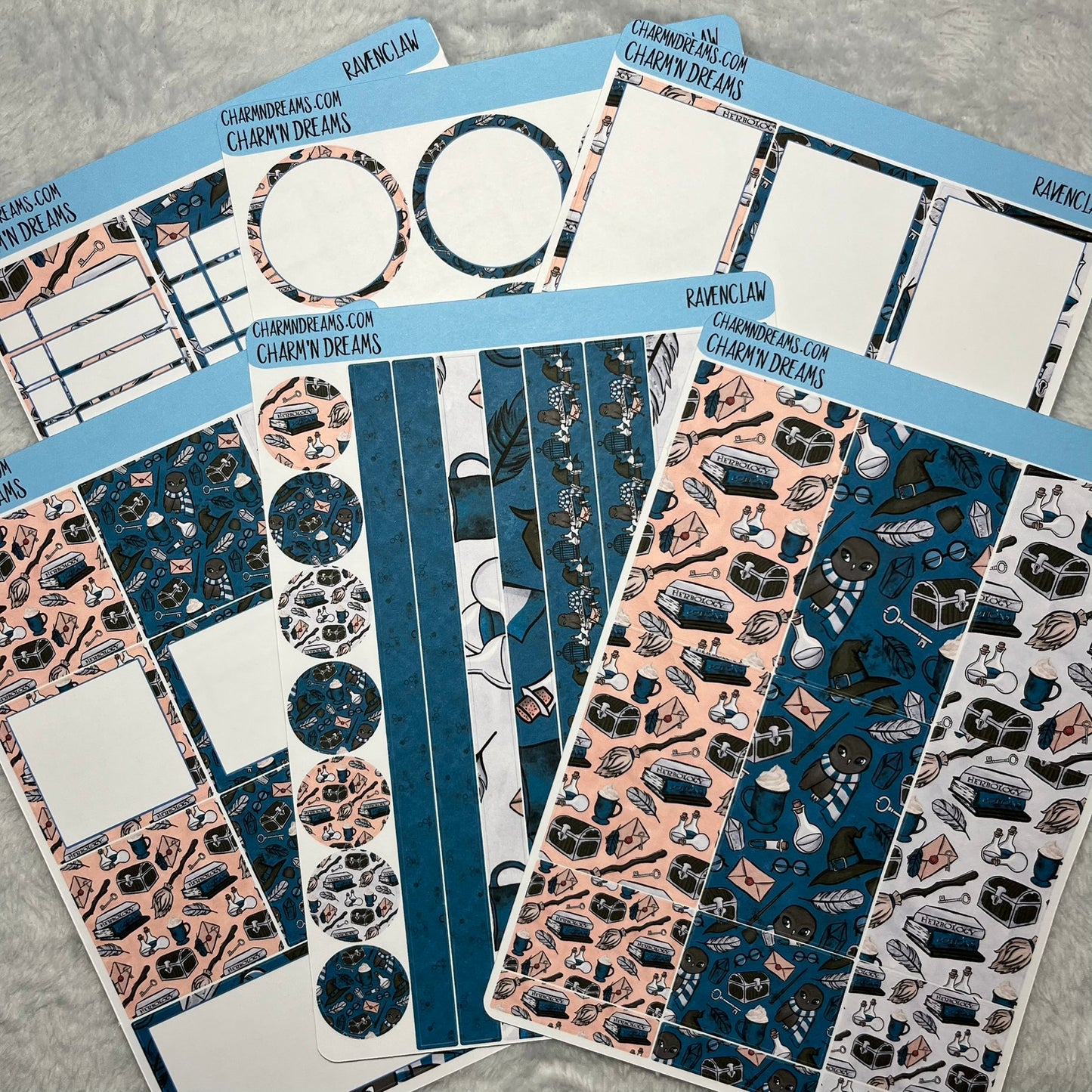 Wizard School Ravenclaw Planner Sticker Kit