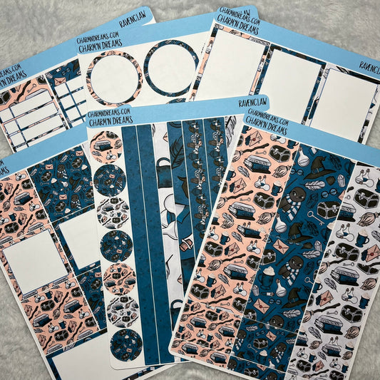 Wizard School Ravenclaw Planner Sticker Kit