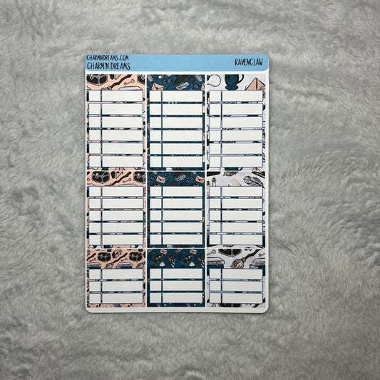 Wizard School Ravenclaw Planner Sticker Kit