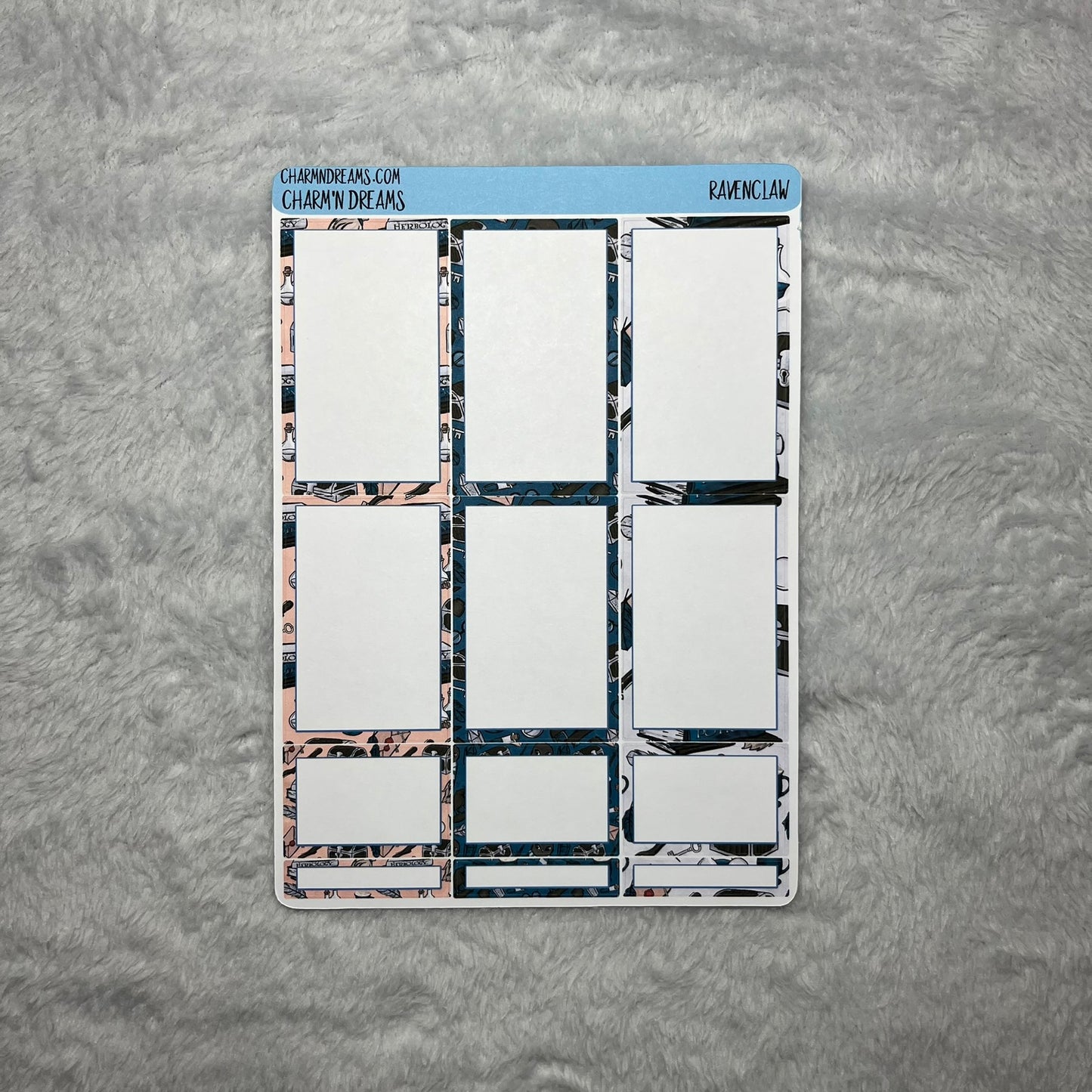 Wizard School Ravenclaw Planner Sticker Kit