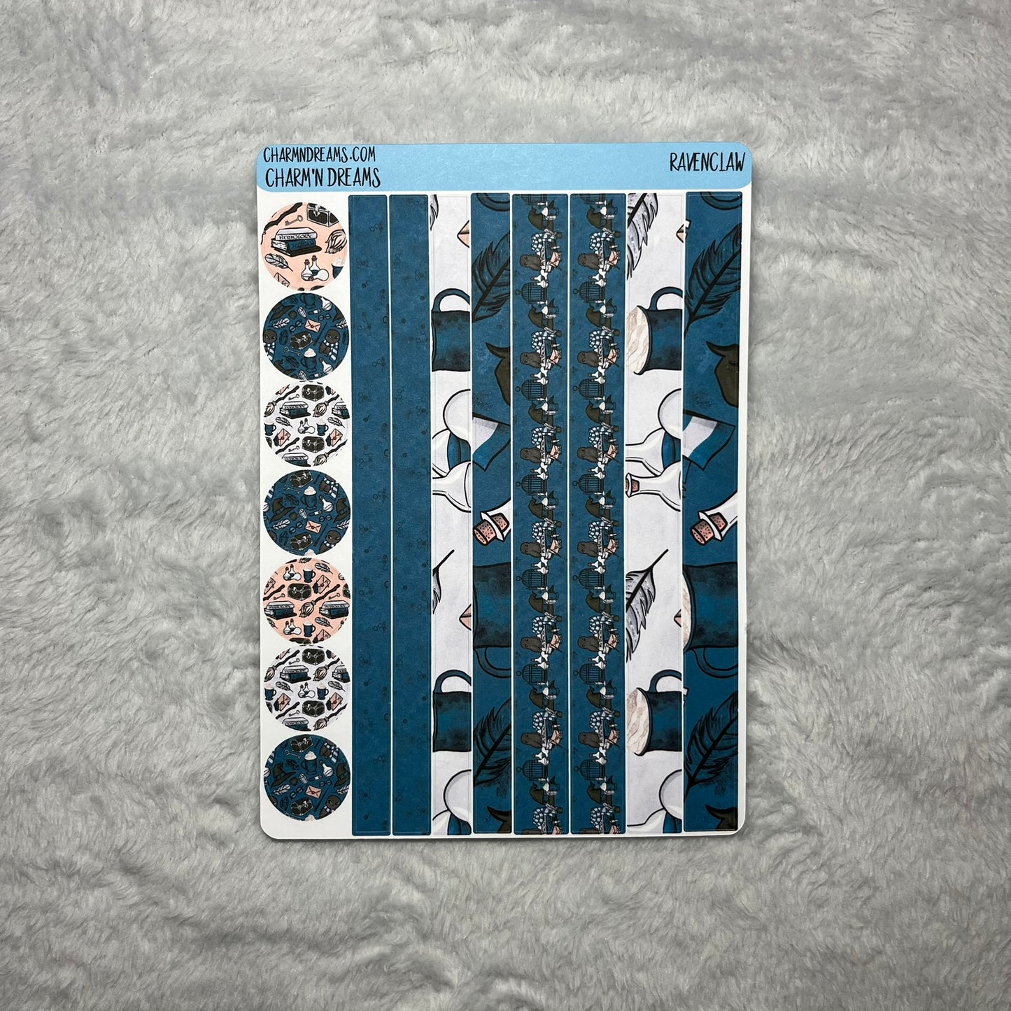 Wizard School Ravenclaw Planner Sticker Kit