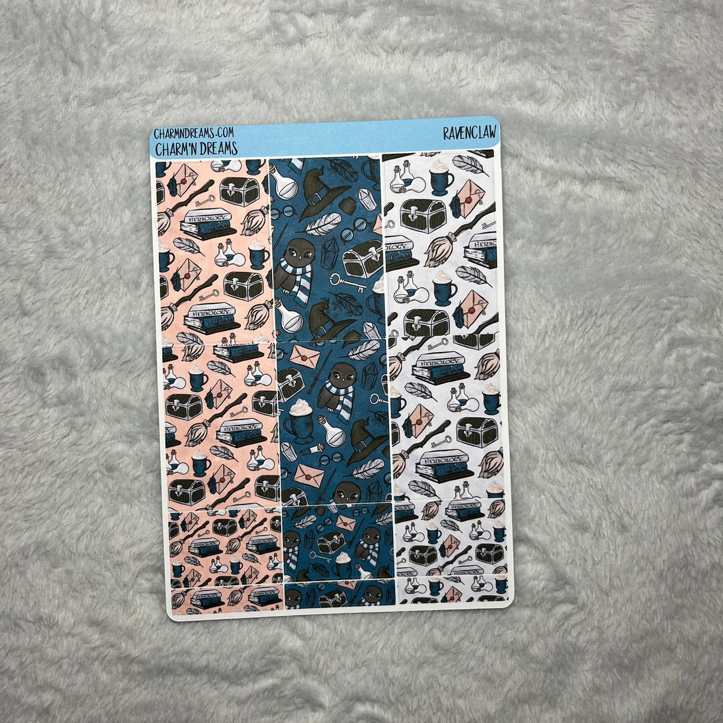 Wizard School Ravenclaw Planner Sticker Kit