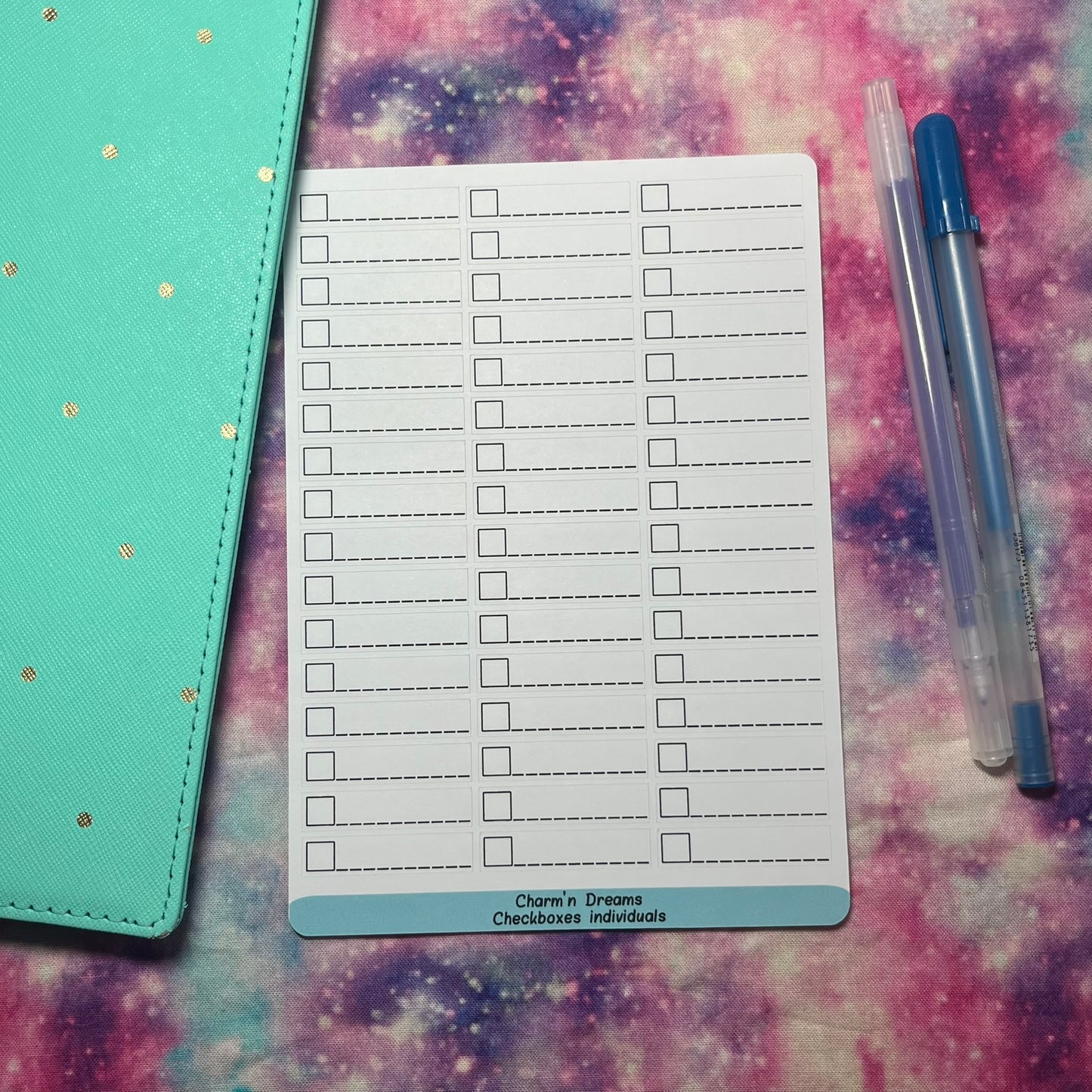 Individual Checkboxes Planner Stickers