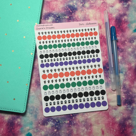 Halloween Mini Dots Sticker Sheet