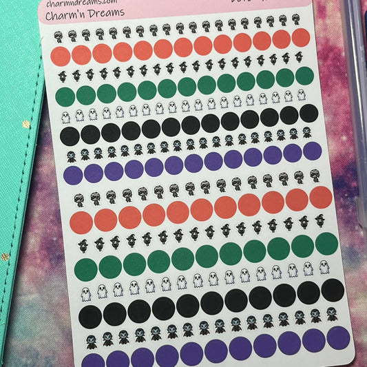 Halloween Mini Dots Sticker Sheet