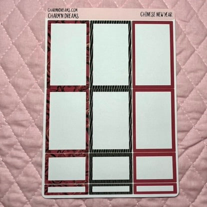 Chinese New Year (Year of the Snake) Planner Sticker Kit