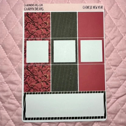 Chinese New Year (Year of the Snake) Planner Sticker Kit