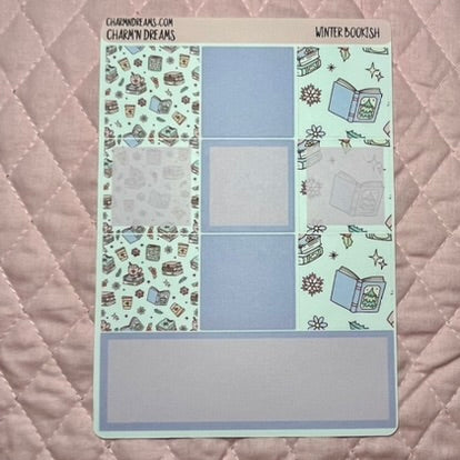 Winter Bookish Planner Sticker Kit