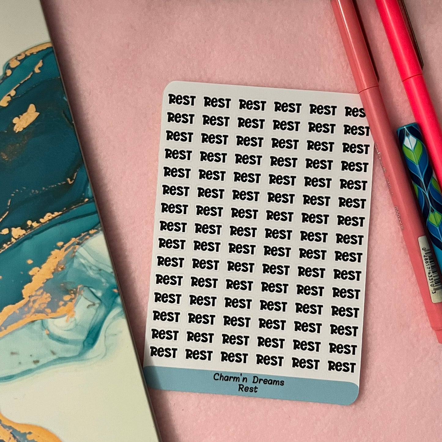 Rest Functional Planner Stickers