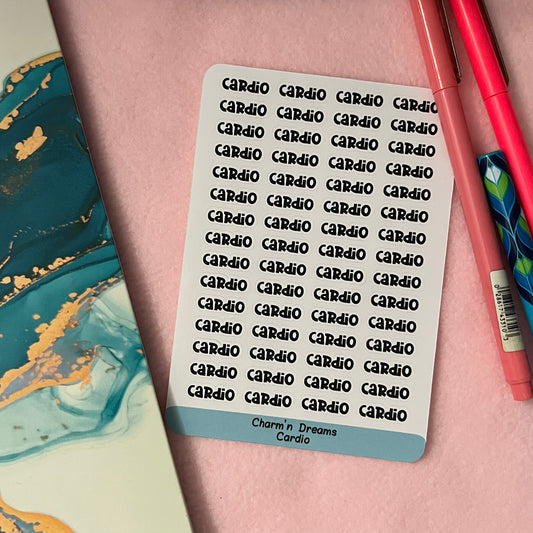 Cardio Functional Planner Stickers
