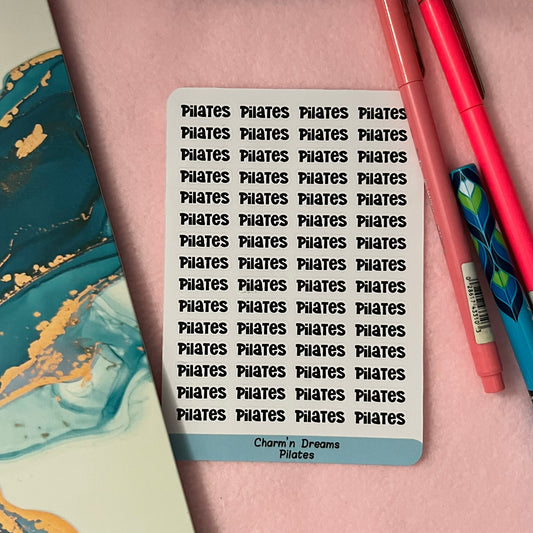 Pilates Functional Planner Stickers